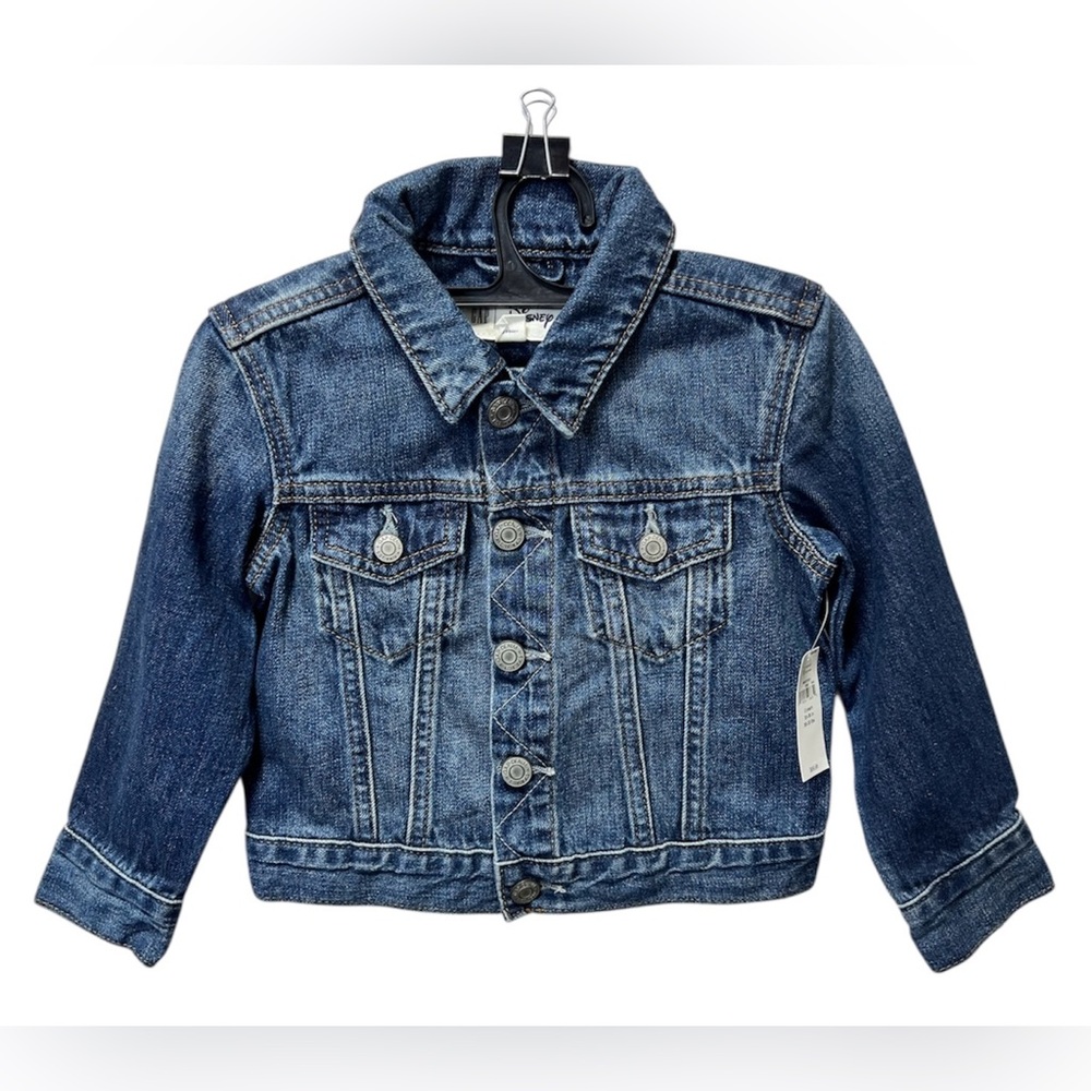 Gap Disney Mickey Mouse Toddlers
Kids Icon Denim Jacket Boys Girls Blue
Jean 2T - Picture 2 of 4